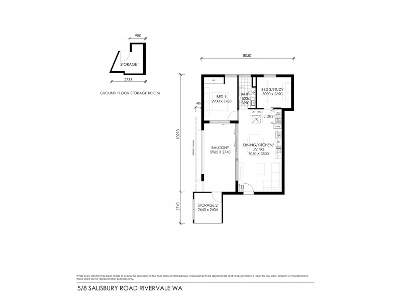 5/8 Salisbury Road, Rivervale WA 6103 Floorplan