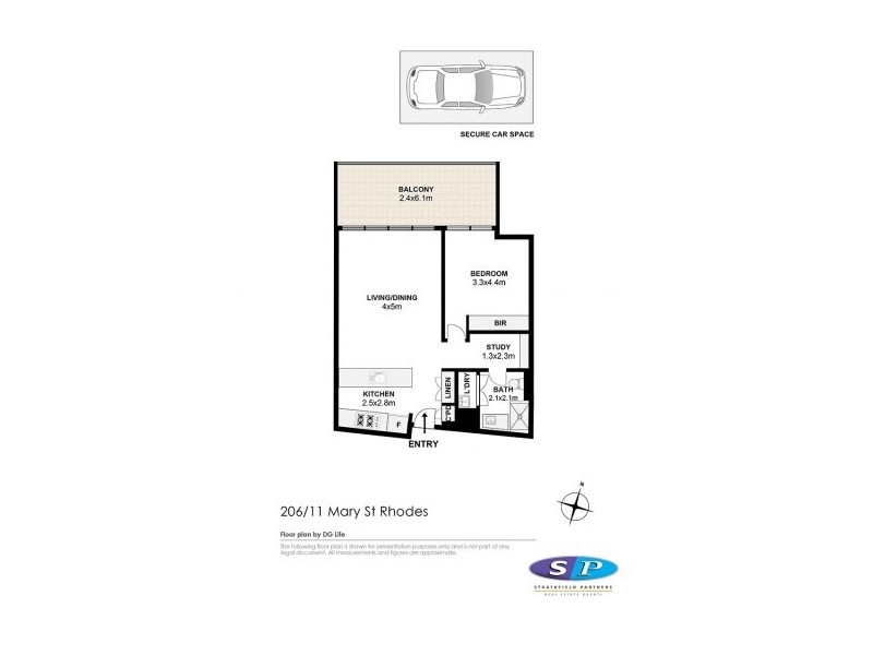 Unit 206/11 Mary Street, Rhodes NSW 2138