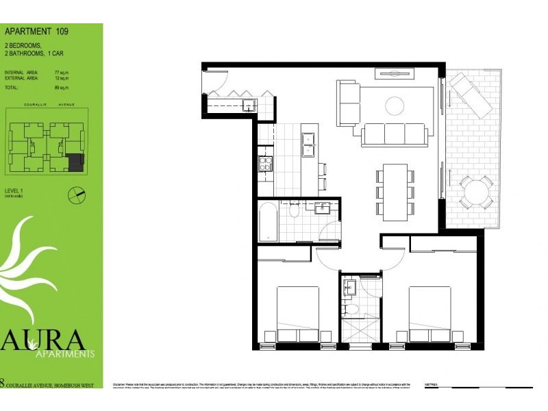 Unit 109/8 Courallie Avenue, Homebush West NSW 2140