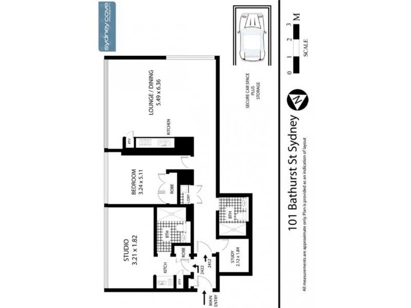 101 Bathurst Street, Sydney NSW 2000 Floorplan