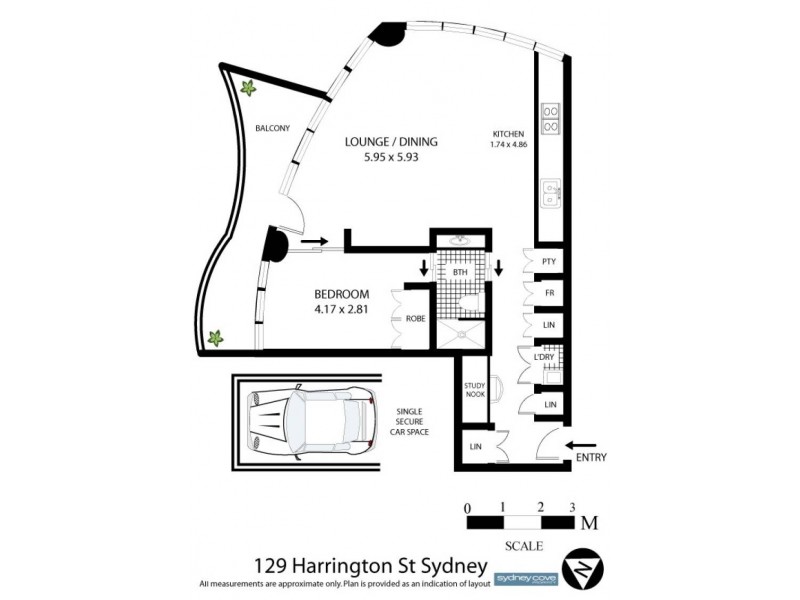 129 Harrington Street, Sydney NSW 2000 Floorplan