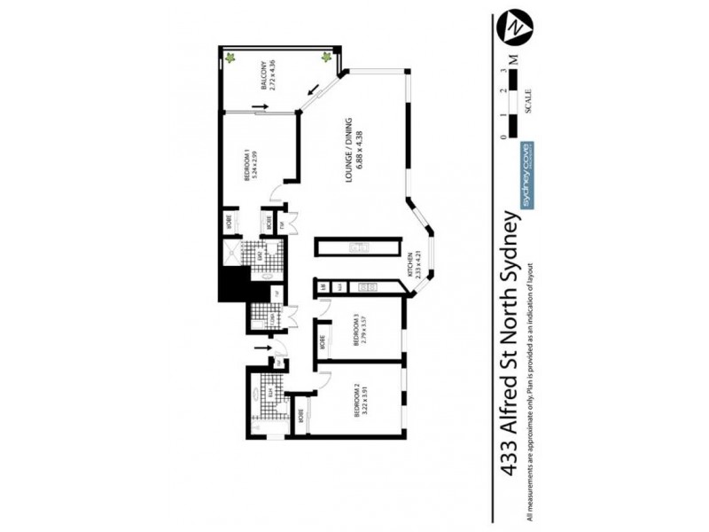 433 Alfred Street, Neutral Bay NSW 2089 Floorplan