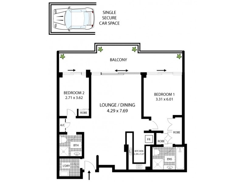 21 Hickson Road, Walsh Bay NSW 2000 Floorplan