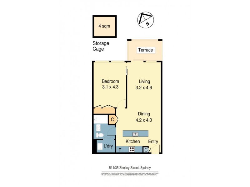 35 Shelley Street, Sydney NSW 2000 Floorplan