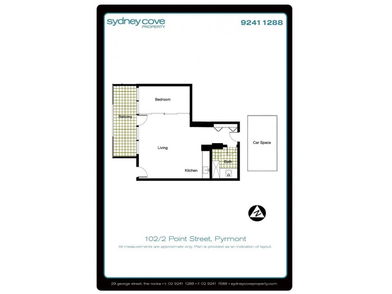 2 Point Street, Pyrmont NSW 2009 Floorplan