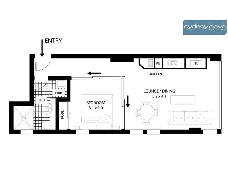 2005/433 Kent Street, Sydney NSW 2000 Floorplan