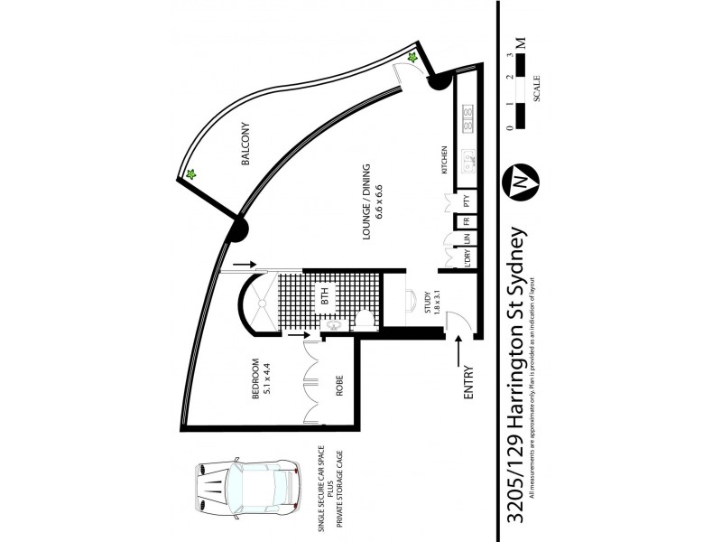 129 Harrington Street, Sydney NSW 2000 Floorplan