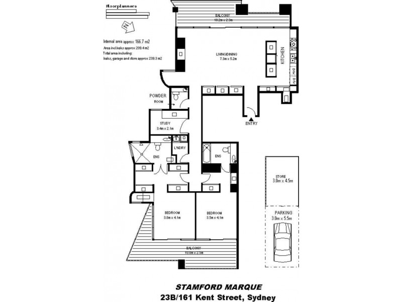161 Kent Street, Sydney NSW 2000 Floorplan