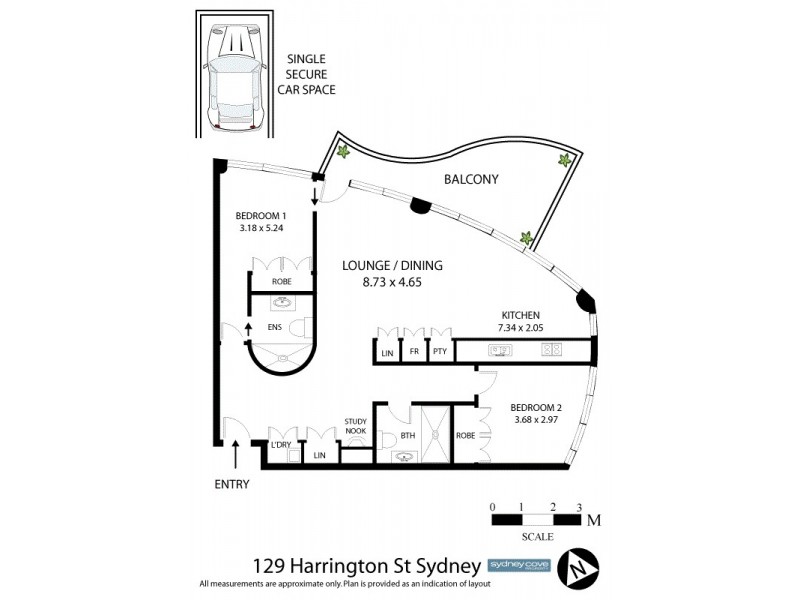 129 Harrington Street, Sydney NSW 2000 Floorplan