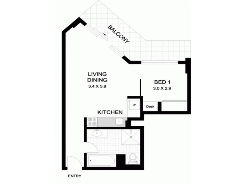 220 Goulburn Street, Sydney NSW 2000 Floorplan