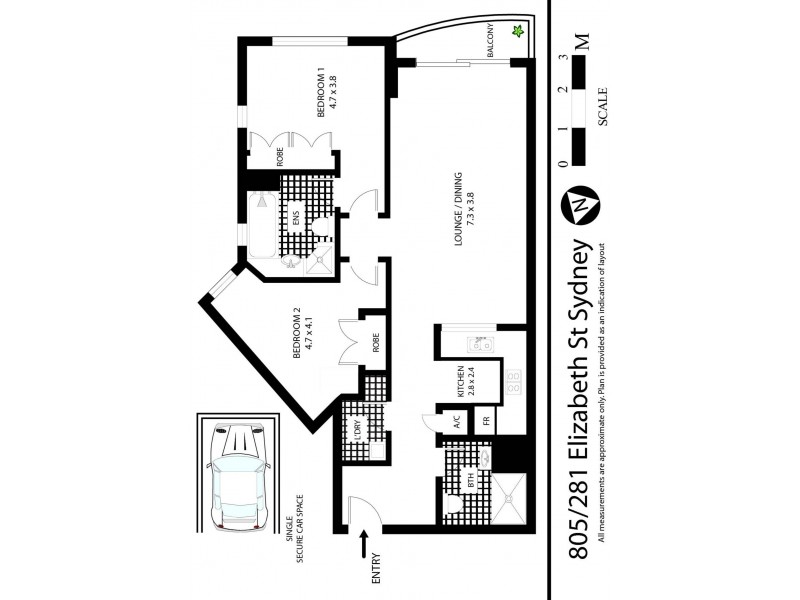 281 Elizabeth Street, Sydney NSW 2000 Floorplan