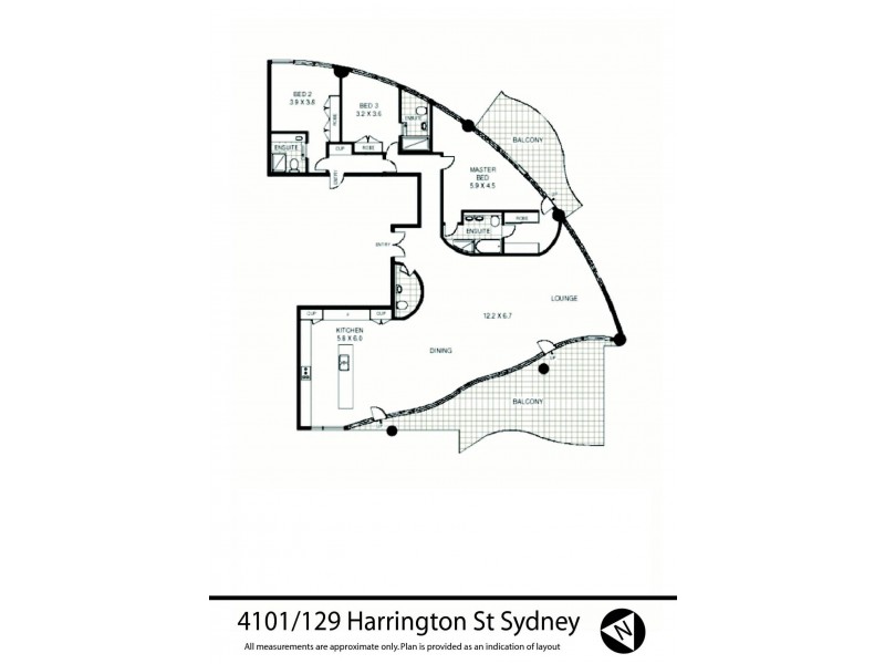 129 Harrington Street, Sydney NSW 2000 Floorplan