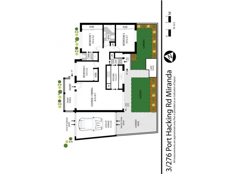 3/276 Port Hacking Road, Miranda NSW 2228 Floorplan