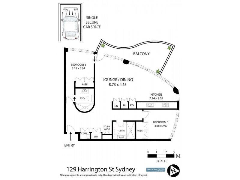 129 Harrington Street, Sydney NSW 2000 Floorplan