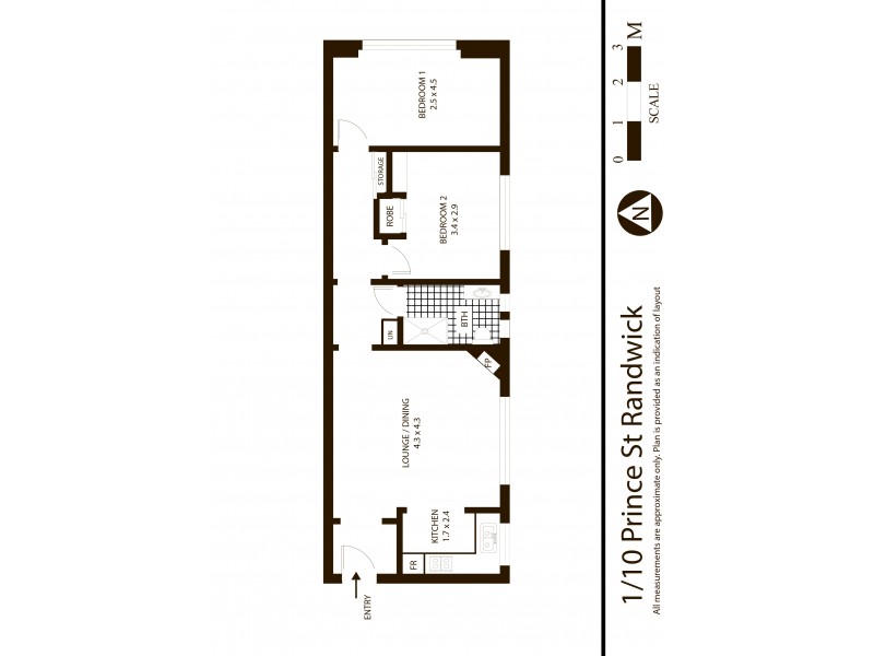 1/10 Prince Street, Randwick NSW 2031 Floorplan