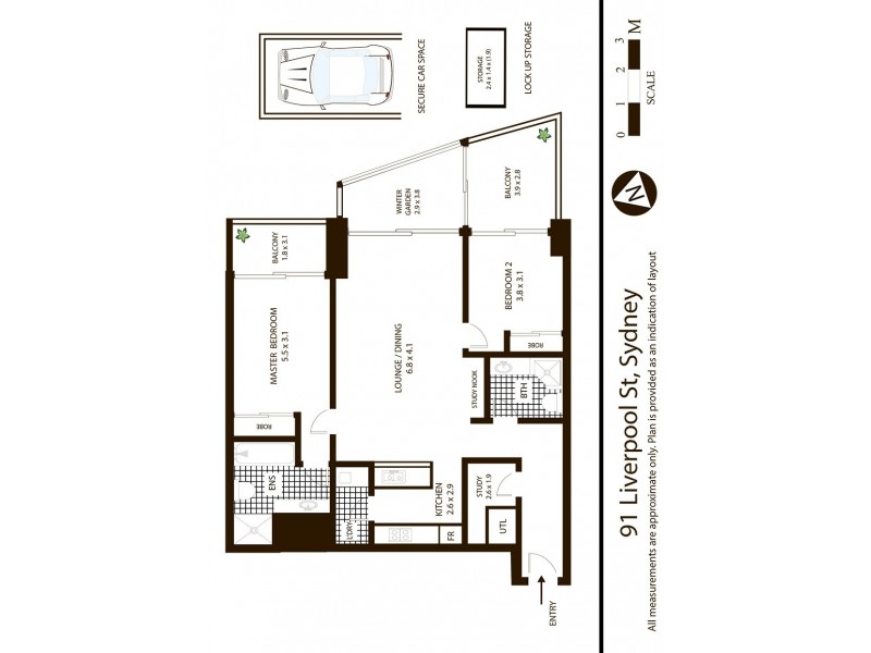 93 Liverpool Street, Sydney NSW 2000 Floorplan