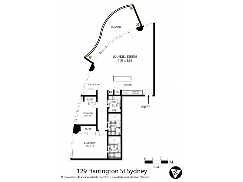 129 Harrington Street, Sydney NSW 2000 Floorplan