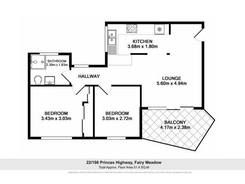 22/192- 198 Princes Highway, Fairy Meadow NSW 2519 Floorplan