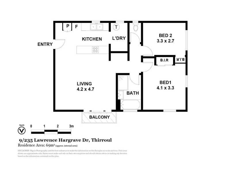 9/235 Lawrence Hargrave Drive, Thirroul NSW 2515 Floorplan