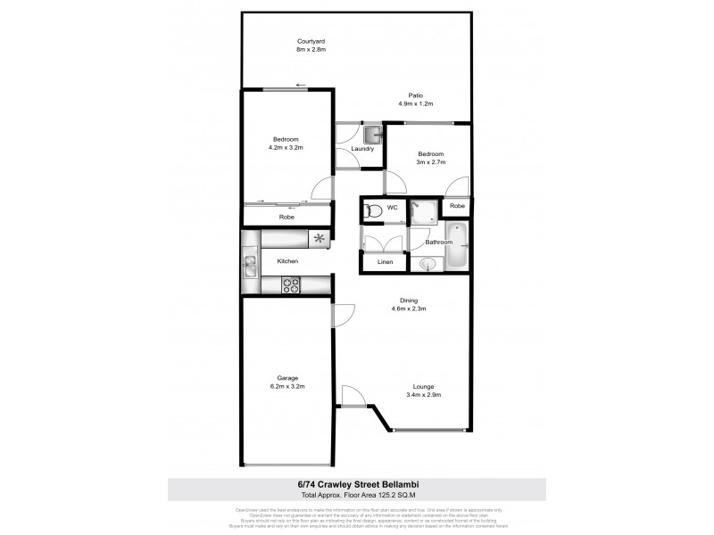 6/74 Cawley Street, Bellambi NSW 2518 Floorplan