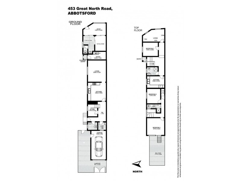 453 Great North Road, Abbotsford NSW 2046 Floorplan