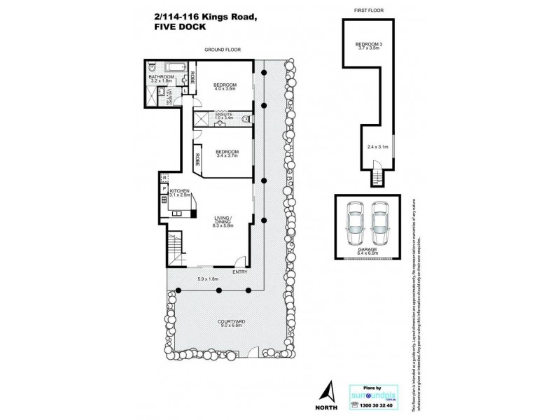 2/114-116 Kings Road, Five Dock NSW 2046 Floorplan