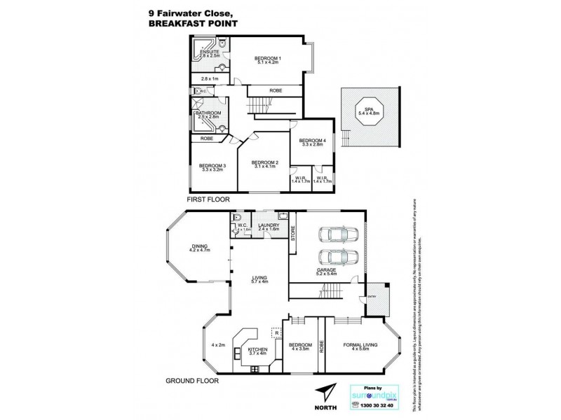 9 Fairwater Drive, Breakfast Point NSW 2137 Floorplan