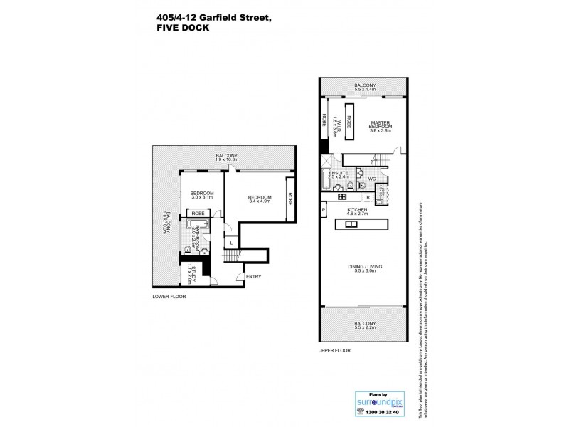 405/4-12 Garfield Street, Five Dock NSW 2046 Floorplan