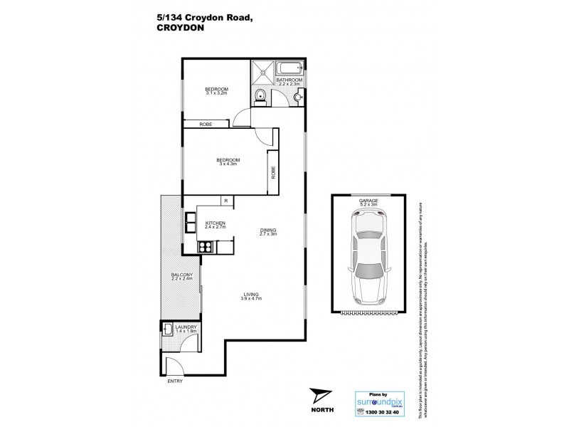 5/143 Croydon Avenue, Croydon Park NSW 2133 Floorplan