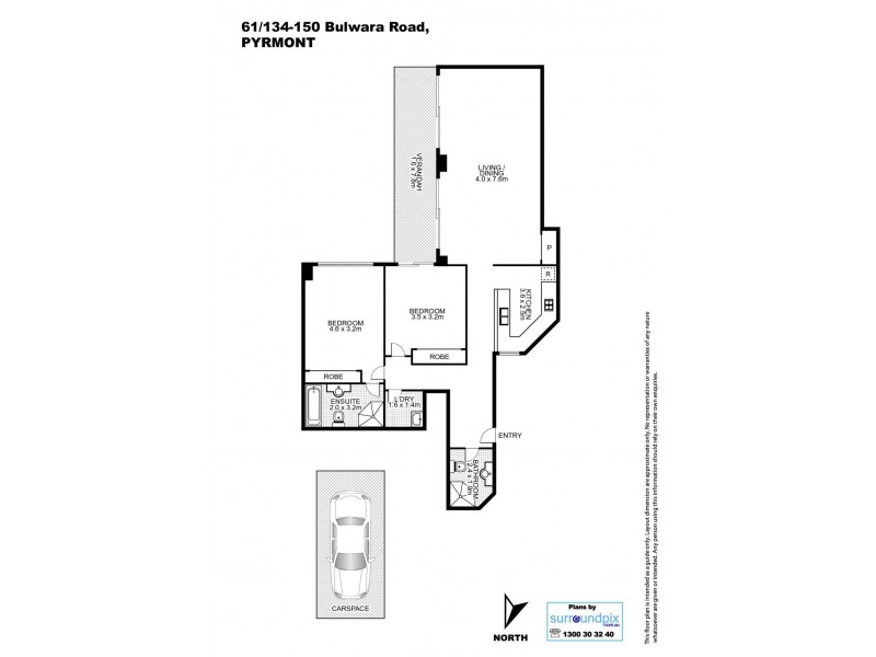 61/134-150 Bulwara Road, Pyrmont NSW 2009 Floorplan