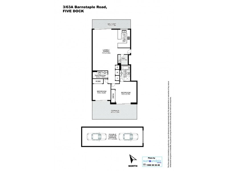 3/63a Barnstaple Road, Five Dock NSW 2046 Floorplan