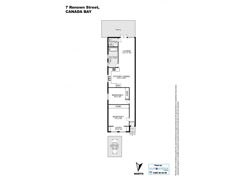 7 Renown Street, Canada Bay NSW 2046 Floorplan