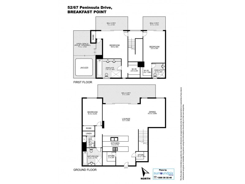 52/67 Peninsula Drive, Breakfast Point NSW 2137 Floorplan