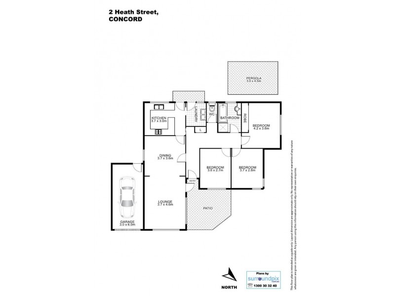 2 Heath Street, Concord NSW 2137 Floorplan