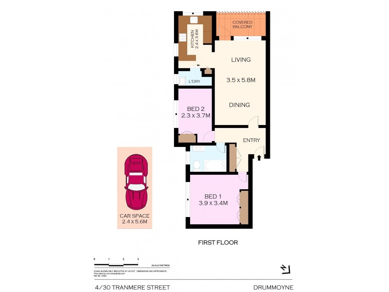 4/30 Tranmere Street, Drummoyne NSW 2047 Floorplan