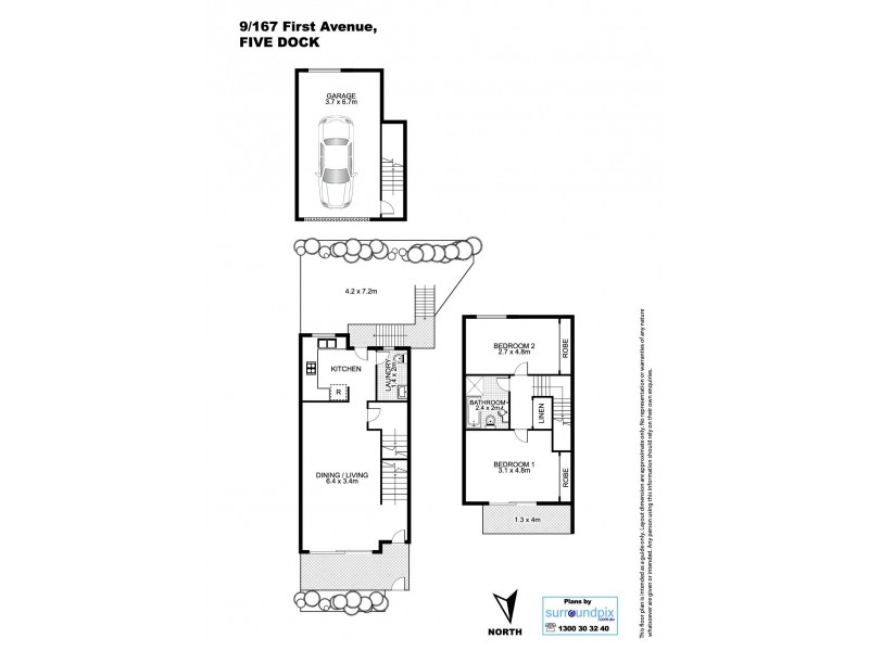 9/167 First Avenue, Five Dock NSW 2046 Floorplan