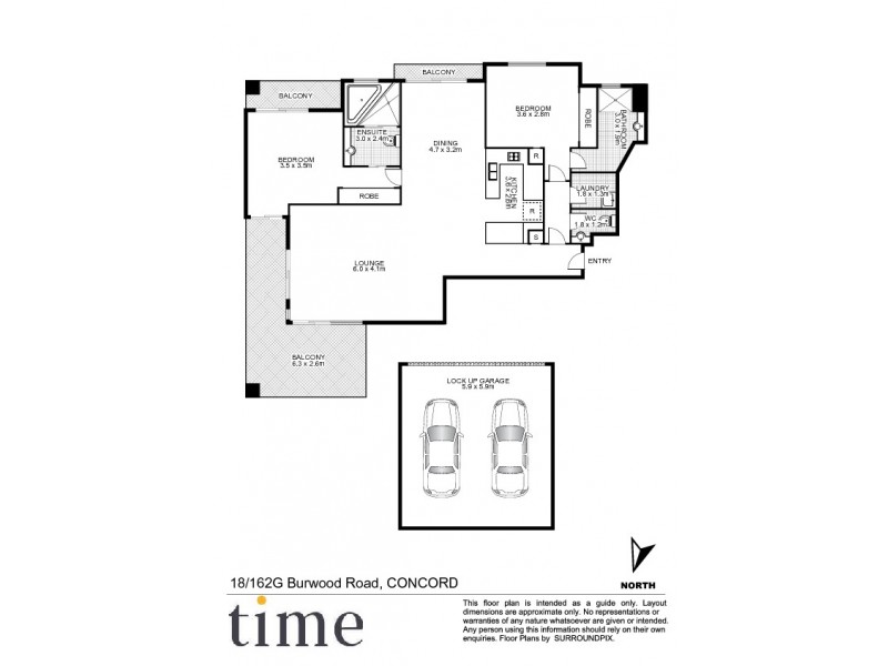 18/162g Burwood Road, Concord NSW 2137 Floorplan