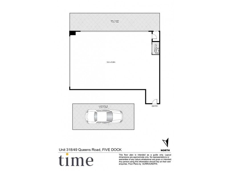 318/49 Queens Road, Five Dock NSW 2046 Floorplan