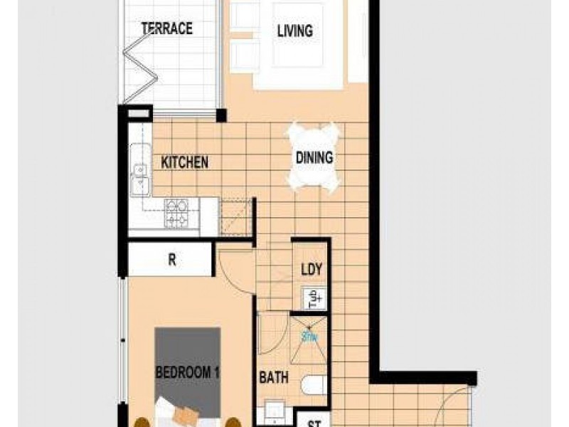 207/2 Marlborough Road, Drummoyne NSW 2047 Floorplan