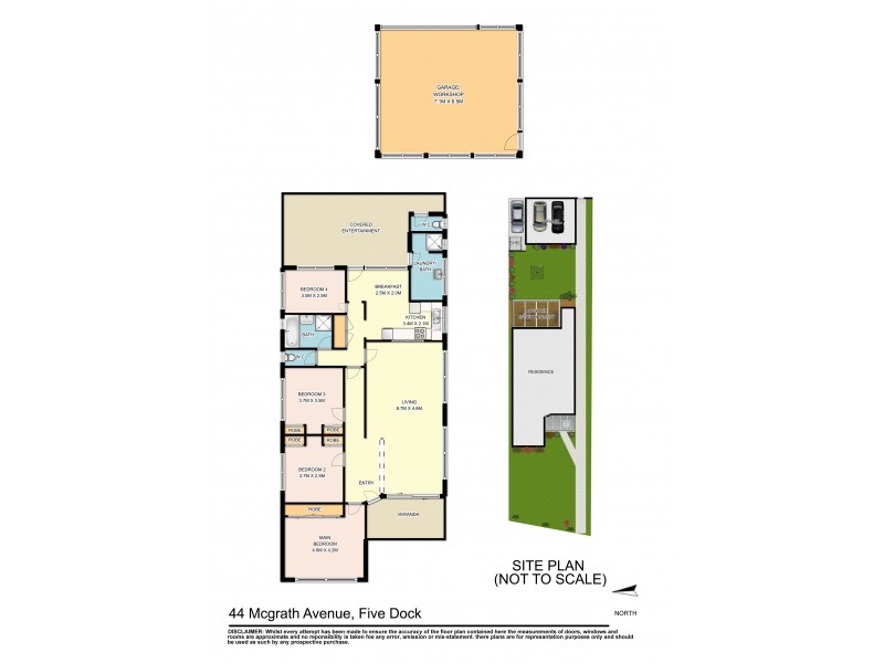 44 McGrath Avenue, Five Dock NSW 2046 Floorplan