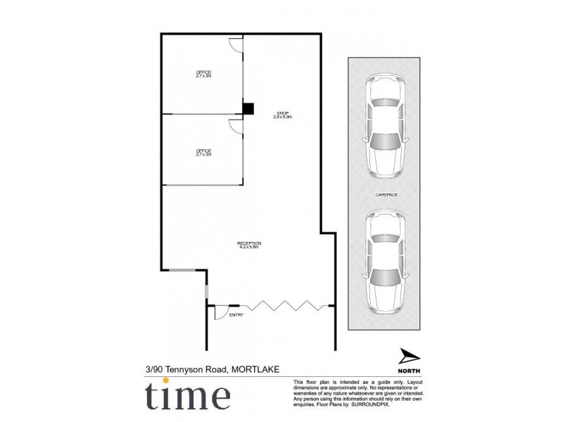 3/90A Tennyson Road, Mortlake NSW 2137 Floorplan
