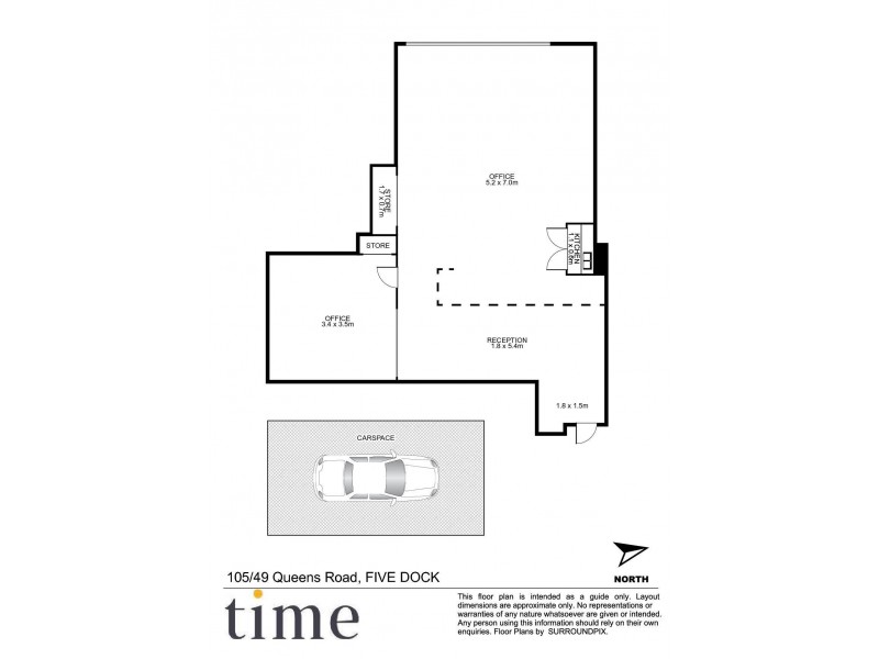105/49 Queens Road, Five Dock NSW 2046 Floorplan