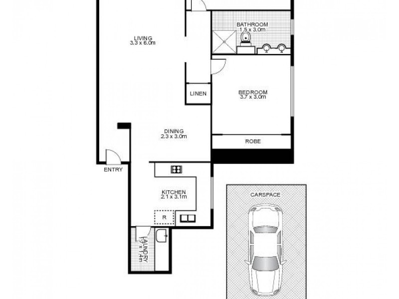3/12 Bortfield Drive, Chiswick NSW 2046 Floorplan