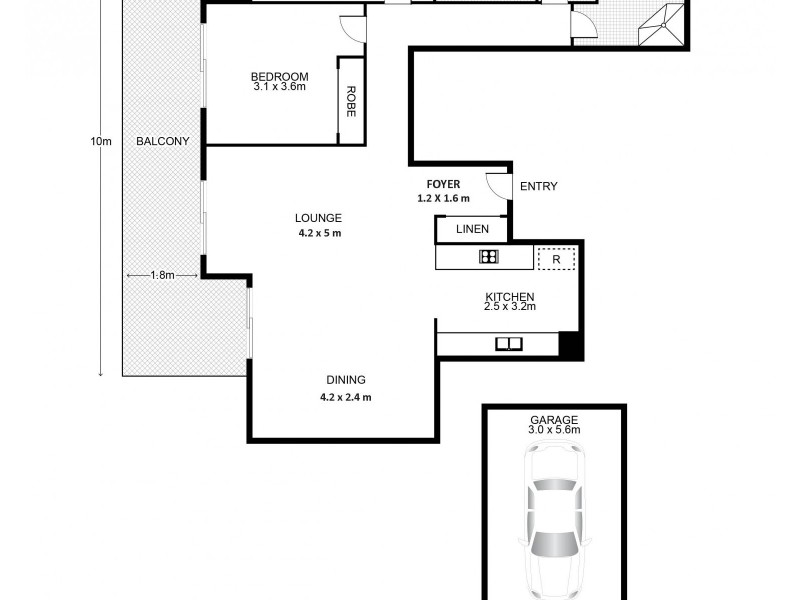 40/100 William Street, Five Dock NSW 2046 Floorplan