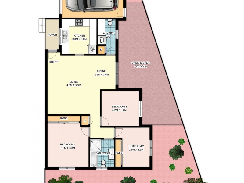 3/9 Mountview Avenue, Beverly Hills NSW 2209 Floorplan