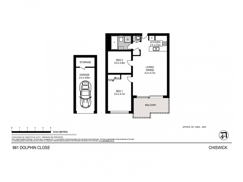 98/1 Dolphin Close, Chiswick NSW 2046 Floorplan