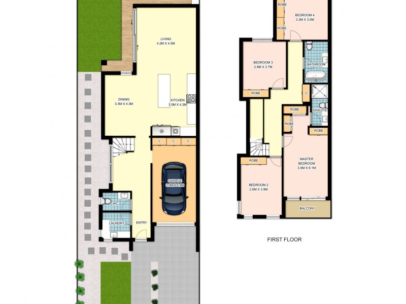 13 Weddle Avenue, Abbotsford NSW 2046 Floorplan