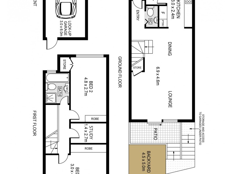 13/249 Queen Street, Concord West NSW 2138 Floorplan