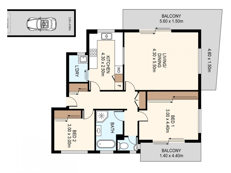 12/1-3 Second Avenue, Five Dock NSW 2046