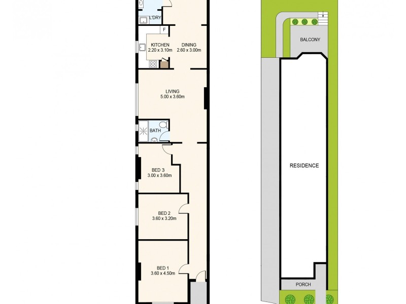 14 Wattle Street, Haberfield NSW 2045 Floorplan